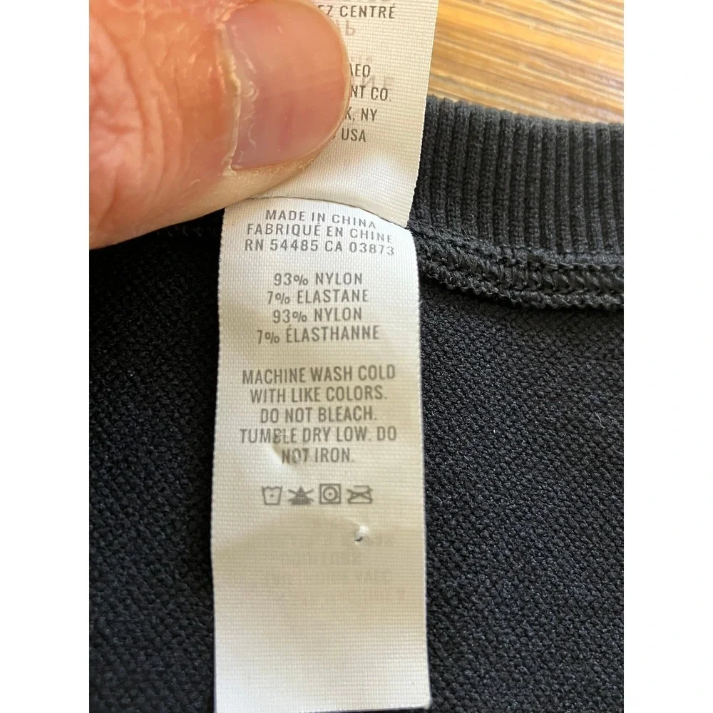 Offline By Aerie Sidewalk Seamless Cropped Athletic Stretch Tee Black Small - Picture 7 of 7